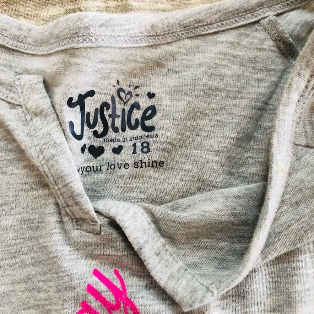 Justice dance 3/quarter sleeve! Size 18